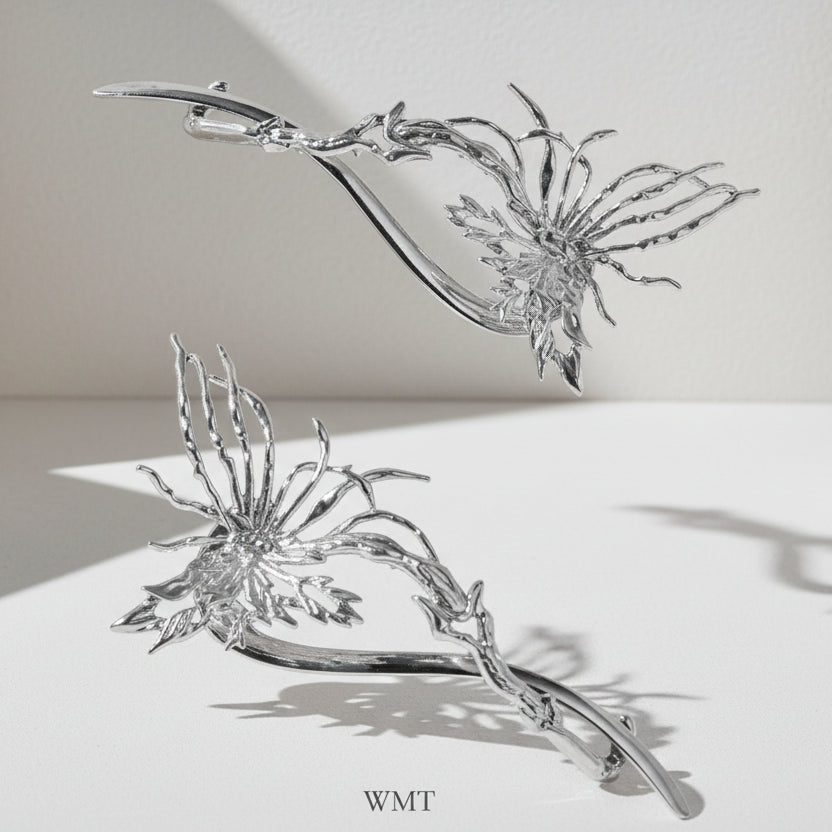 WMT Butterfly Charm Hair Clip