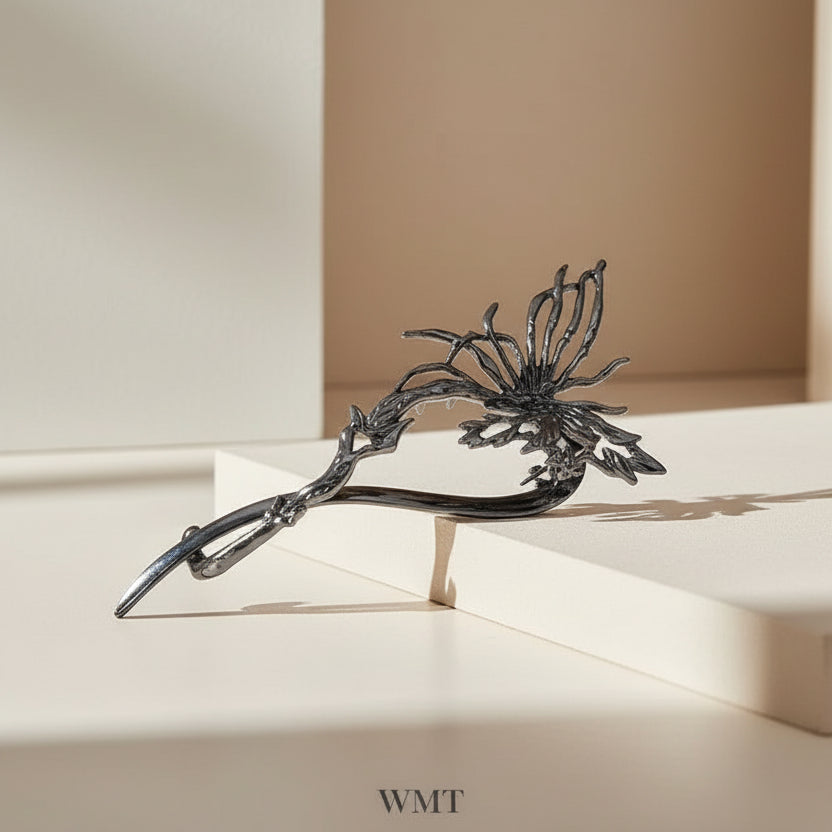 WMT Butterfly Charm Hair Clip