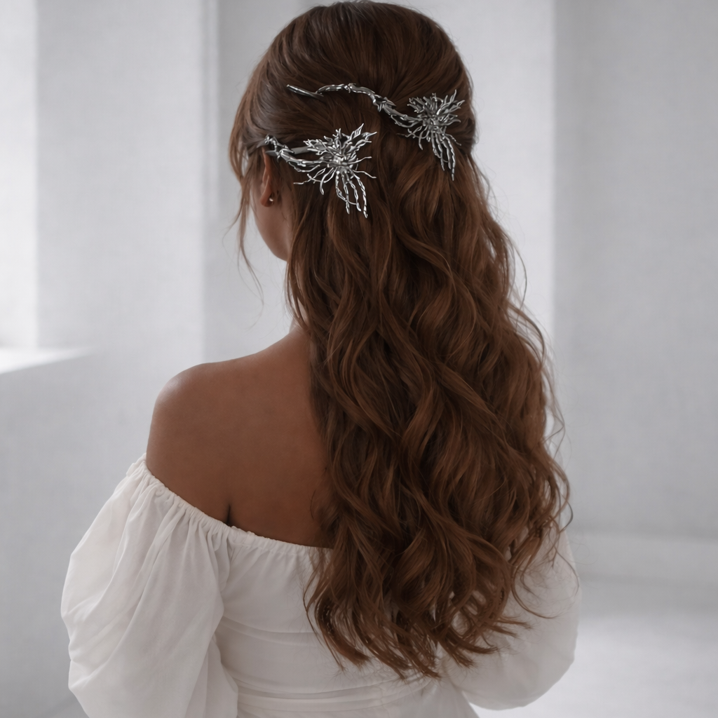 WMT Butterfly Charm Hair Clip